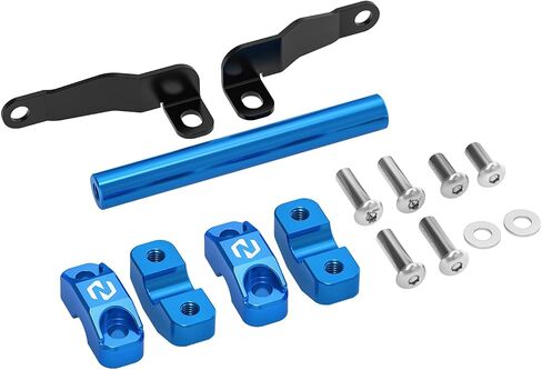 Navigation Bracket Clamp Holder Navigation Rise Bracket Compatible with Yamaha Tenere 700 /XTZ700 2019-2024, Tenere 700 Rally Edition 2020-2024, Black, See Fitment in Saudi Arabia