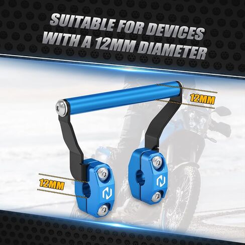 Navigation Bracket Clamp Holder Navigation Rise Bracket Compatible with Yamaha Tenere 700 /XTZ700 2019-2024, Tenere 700 Rally Edition 2020-2024, Black, See Fitment in Saudi Arabia