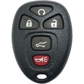Replacement Key Fob Cover Case fit for 2007-2012 GM Cadillac Escalade GMC Buick Yukon Chevrolet Suburban Tahoe Keyless Entry Key fob Shell