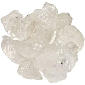 أحجار الكوارتز الكريستالية الخام من مدغشقر (حوالي 2 رطل) - بلورات طبيعية خام بالجملة للكابينة، والقطع، والجواهري، والتدحرج، والتلميع، وتغليف الأسلاك، وشفاء كريستال الويكا والريكي in Kuwait