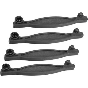 No.55570283 Intake Manifold Tuning Valve Runner Arm for Chevy Cruze 2011-2016 for Chevy Sonic 2012-2018 / Front Valve Runner Arm Repair Kit/Durable Plastic / 4Pcs Black