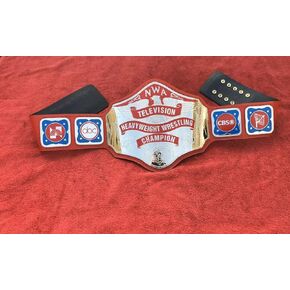 NWA Television Heavyweight Championship Belt in 4MM ZINC DEEP Etching