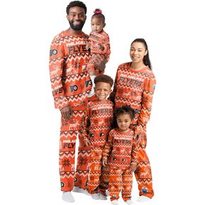 FOCO NHL Team Ugly Pattern Matching Set Family Holiday Pajamas