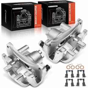 A-Premium Disc Brake Caliper Assembly with Bracket Compatible with Select Toyota Models - Highlander 2001 2002 2003 AWD Only - Rear Driver and Passenger Side, 2-PC Set in Kuwait