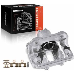 مجموعة فرجار قرص الفرامل A-Premium مع دعامة متوافقة مع موديلات مختارة من Honda وAcura - CR-V 2007-2016(2007-2011 تناسب فقط بنيت في اليابان)، RDX 2013-2018، Crosstour 2012-2015 - الجانب الخلفي