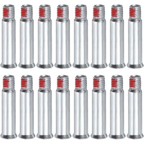 uxcell 16 Pcs Inline Skate Axle Spacer Screw Replacement, Roller Skate Replacement Accessories