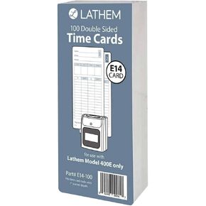 E14-100 بطاقات زمنية، نصف أسبوعية/شهرية/نصف شهرية/أسبوعية، وجهان، 7 بوصة in Kuwait