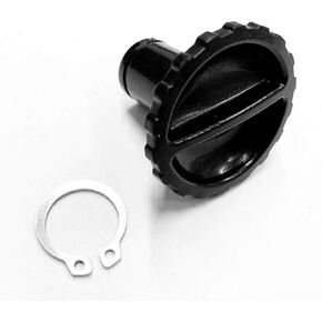Idle Adjustment Knob & Retainer Clip for 9.9 & 15 hp - 1974 to 1985 - Johnson Evinrude OMC # 387272, 0766451, 0387272