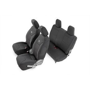Rough Country Neoprene Seat Covers for 07-10 Jeep Wrangler | 2-Door - 91005