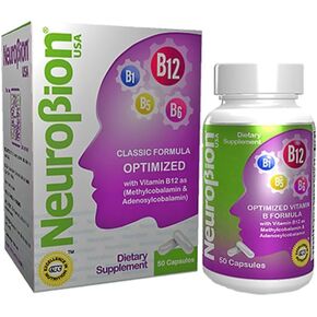 Neurobion Optimized Classic Formula B12 Methylcobalamin Dietary Supplement 50 Capsules
