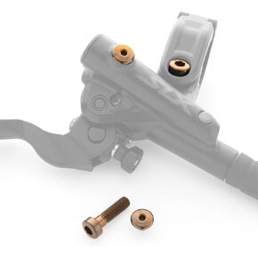 Titanium Brake Bolt Kit | Shimano XTR/XT/SLX/Deore (Gold Anodized)