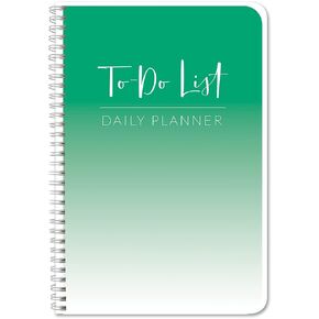 BookFactory Monthly to Do List Planner/Weekly Task Planner Journal - Wire-O, 100 Pages, 6" x 9" (JOU-100-69CW-PP(Monthly-to-Do))