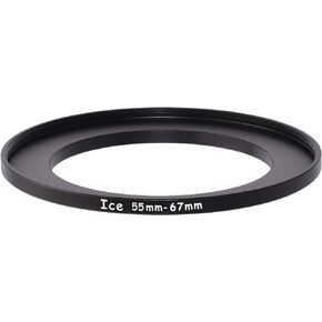 ICE 55mm to 67mm Conventional Step Up Filter Ring Adapter