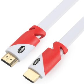 Flat High Speed HDMI Cable (50 Feet) Support 4K 2160P,3D,1080P,Audio Return Channel