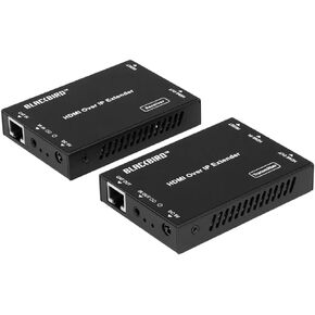 Monoprice Blackbird PRO H.265 HDMI Over IP Kit - Splitter System and Extender Up to 150m, 1080p