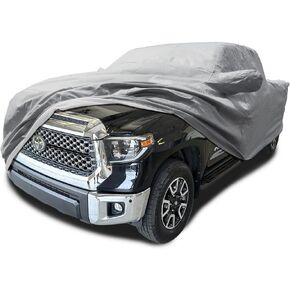 CarsCover Custom Fits for 2007-2021 Toyota Tundra CrewMax 5.6ft Short Bed Truck Car Cover Heavy Duty All Weatherproof Ultrashield