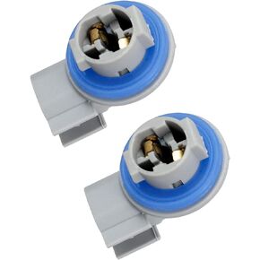 HERCOO License Plate Lights Cover Lens Rear Tag Lamp Socket Assembly Compatible with Dodge Ram 1500 2500 3500 Durango Jeep Compass Liberty Patriot Pickup Truck, Pack of 2