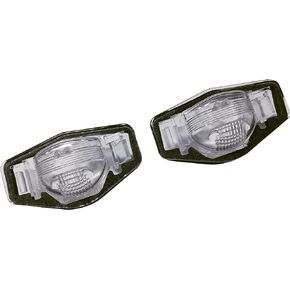 Crystal License Plate Light Lamp Lens for 01-11 Civic OE#34101S5AA01, 34102-S84-A01
