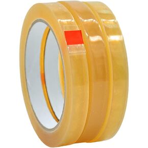 WOD BCST Biodegradable Packaging Tape, Clear, 3/4 inch x 72 yds (Pack of 4) Cellophane Stationery Eco Friendly Tape for Carton Sealing, Moving, Shipping, & Office