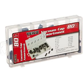 Titan TIT45252 80 Piece Vacuum Cap Assortment , Black