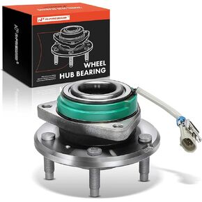 A-Premium Pair [2] Front Wheel Bearing Hub Assembly Compatible with Chevy Impala Monte Carlo Uplander Venture Cadillac Seville Pontiac Grand Prix Buick Regal Century 5-Lug w/ABS Replace # 513121