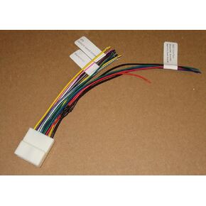 20-pin Headunit/Radio Wiring Harness Compatible with Subaru/Nissan (with Steering Wheel Switch Wires)