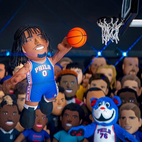 Bleacher Creatures Philadelphia 76ers Tyrese Maxey مجسم من القطيفة مقاس 10 بوصات NBA - نجم كبير للعب أو العرض in Saudi Arabia
