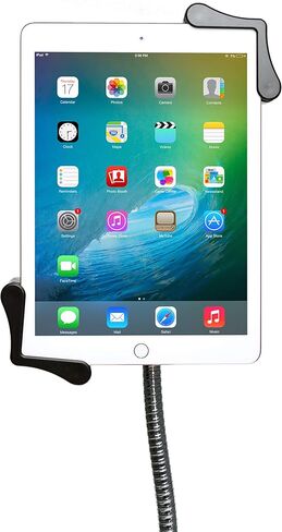 Gooseneck Floor Stand – CTA Height-Adjustable Gooseneck Floor Stand with 360-Degree Rotation for iPad 10th Gen 10.9" - iPad 7/8/9 Gen 10.2" - iPad Air 4 & 7-13" Tablets - Black (PAD-AFS) in Saudi Arabia