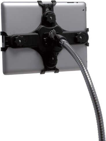 Gooseneck Floor Stand – CTA Height-Adjustable Gooseneck Floor Stand with 360-Degree Rotation for iPad 10th Gen 10.9" - iPad 7/8/9 Gen 10.2" - iPad Air 4 & 7-13" Tablets - Black (PAD-AFS) in Saudi Arabia