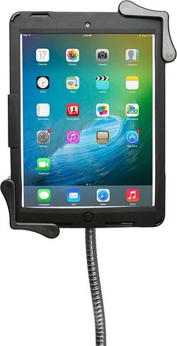 Gooseneck Floor Stand – CTA Height-Adjustable Gooseneck Floor Stand with 360-Degree Rotation for iPad 10th Gen 10.9" - iPad 7/8/9 Gen 10.2" - iPad Air 4 & 7-13" Tablets - Black (PAD-AFS) in Saudi Arabia