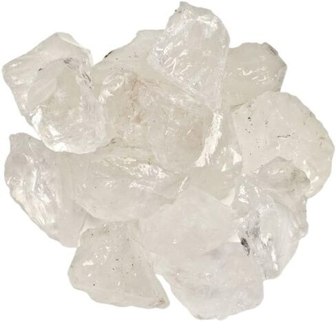 أحجار الكوارتز الكريستالية الخام من مدغشقر (حوالي 2 رطل) - بلورات طبيعية خام بالجملة للكابينة، والقطع، والجواهري، والتدحرج، والتلميع، وتغليف الأسلاك، وشفاء كريستال الويكا والريكي in Kuwait