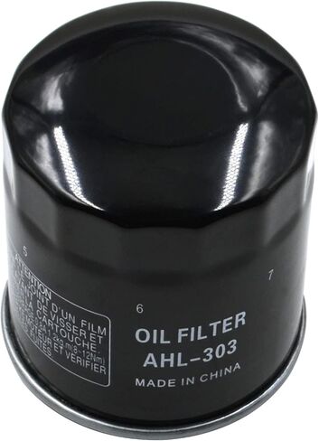 AHL 303 Oil Filter for Yamaha XV1900 Roadliner/Stratoliner S 1900 2006-2011,XV1700 ROAD STAR 1700cc 2004-2015,YFM350 BRUIN AUTO 2X4 350 2004-2006,YZF R6 599 1999-2005,YZF R1 998 1998-2006 in Kuwait