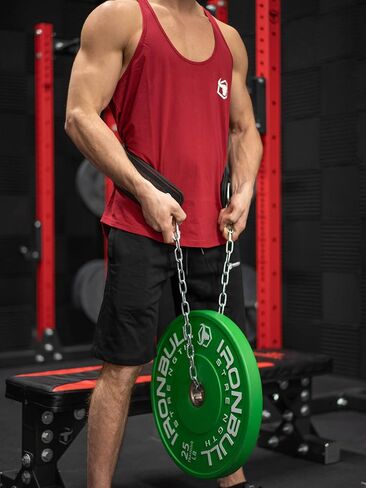 Dip Belt for Weightlifting - Weight Dipping Belt for Lifting Weights - Heavy Duty for Weighted Pull up, Dips, Squats, Hips, Pullups - For Men and Women in Saudi Arabia