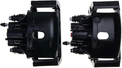 Power Stop S4836BLK زوج خلفي من الفرجار المطلي بمسحوق أسود عالي الحرارة in Saudi Arabia