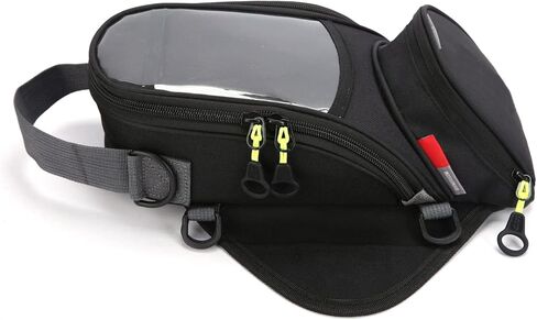 Motorcycle Tank Bag Water-Resistant Magnetic Saddle Bag with Phone Holder Rain Cover Motorcycle Accessory in Kuwait