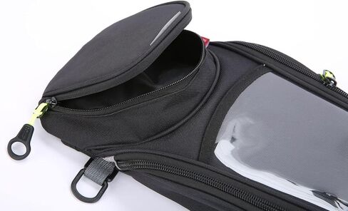 Motorcycle Tank Bag Water-Resistant Magnetic Saddle Bag with Phone Holder Rain Cover Motorcycle Accessory in Kuwait