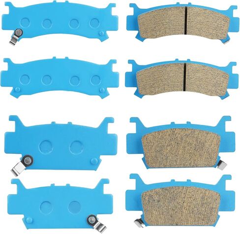 Youxmoto Ceramic Brake Pads for Honda Pioneer 1000 M3 / 1000 M5-2016 2017 2018 2019 2020 2021 2022, Front and Rear Brake Pads for Honda Talon 1000R / 1000X / 1000X-4-2019-2022, 4 Sets in Saudi Arabia