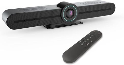 نظام كاميرا غرفة الاجتماعات بالفيديو والصوت فائق الدقة 4K، شريط فيديو USB الكل في واحد لغرف الاجتماعات المتجمعة، تأطير تلقائي بالذكاء الاصطناعي، كاميرا مؤتمرات فيديو ePTZ ذات زاوية واسعة in Kuwait