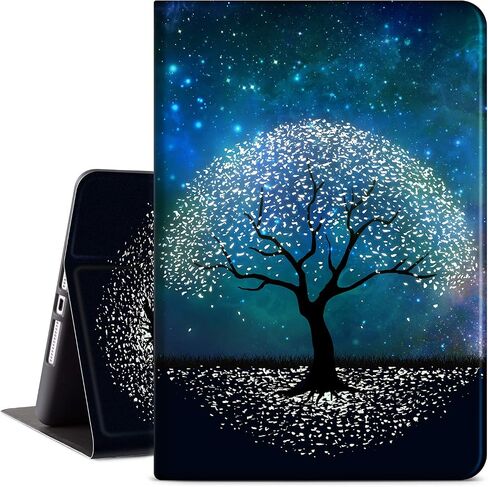 حافظة Vimorco iPad الجيل التاسع 2021، حافظة iPad الجيل السابع/الثامن لحافظة iPad مقاس 10.2 بوصة، غطاء iPad 10.2 بوصة للنوم/الاستيقاظ التلقائي، غطاء iPad الجيل التاسع عرض متعدد الزوايا، زهرة الفراشة in Saudi Arabia