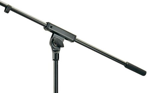 K&M Konig & Meyer 21060.500.87 Tripod Microphone Stand With Boom Arm | Clutch Height Adjustment | Soft-Touch Lock | Folding Leg Design | Zinc Die-Cast Base | German Made | Gray Powder Coated in Saudi Arabia