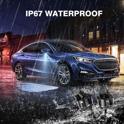 مرآة الرؤية الخلفية الجانبية للسيارة، أضواء الترحيب، جناح الملاك، جهاز عرض LED عالمي، ضوء الليزر، ملحقات الإضاءة المحيطة لجميع العلامات التجارية وجميع الموديلات in Kuwait