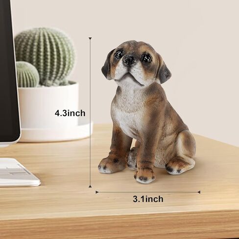 Dog Statue, Home Decor Dog Figurine, Hand-Painted Figure Gifts for Dog Lover Labrador Statue in Kuwait