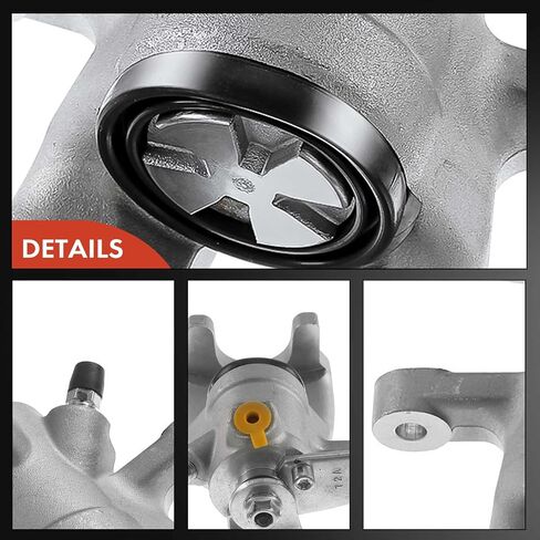 مجموعة فرجار قرص الفرامل A-Premium بدون دعامة متوافقة مع موديلات صغيرة مختارة - R52/R57/R58/R56/R55 Cooper، L4 1.6L - السائق الخلفي وجانب الراكب، مجموعة مكونة من قطعتين in Saudi Arabia