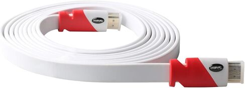 كابل HDMI مسطح عالي السرعة (25 قدم) يدعم 4K 2160P، ثلاثي الأبعاد، 1080P، قناة إرجاع الصوت in Saudi Arabia