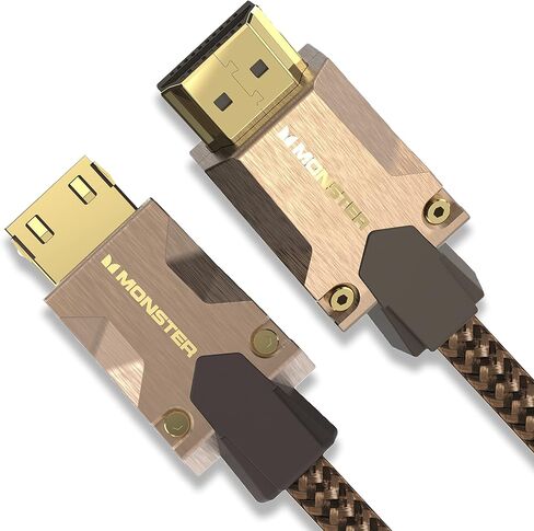 كابل HDMI Premium 2.0 المعتمد من Monster M-Series، يتميز بدقة 4K Ultra HD بمعدل تحديث 60 هرتز، وسترة Duraflex، ودرع ثلاثي الطبقات، 25 جيجابت في الثانية - 9.8 قدم in Kuwait