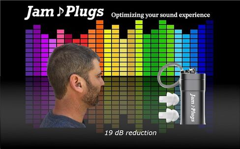 High Fidelity Ear Plugs for Concerts - JamPlugs (1 Pair) in Saudi Arabia