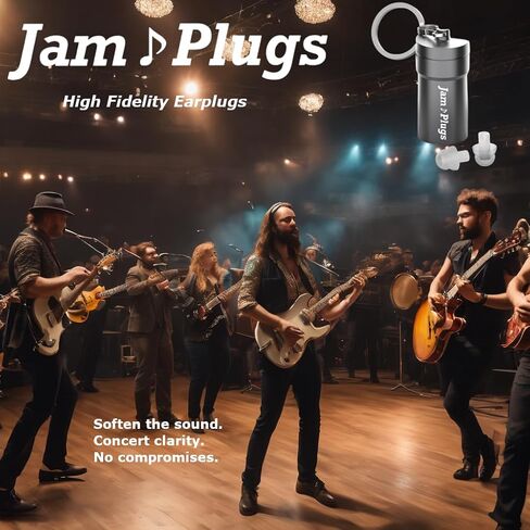 High Fidelity Ear Plugs for Concerts - JamPlugs (1 Pair) in Saudi Arabia