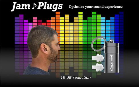 High Fidelity Ear Plugs for Concerts - JamPlugs (1 Pair) in Saudi Arabia