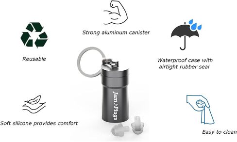 High Fidelity Ear Plugs for Concerts - JamPlugs (1 Pair) in Saudi Arabia