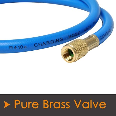 R410a Recharge Kit AC Charging Hose, R134a R22 R404a R410a Manifold Gauge Hose Kit for Air Condition Refrigeration Charging Testing in Saudi Arabia